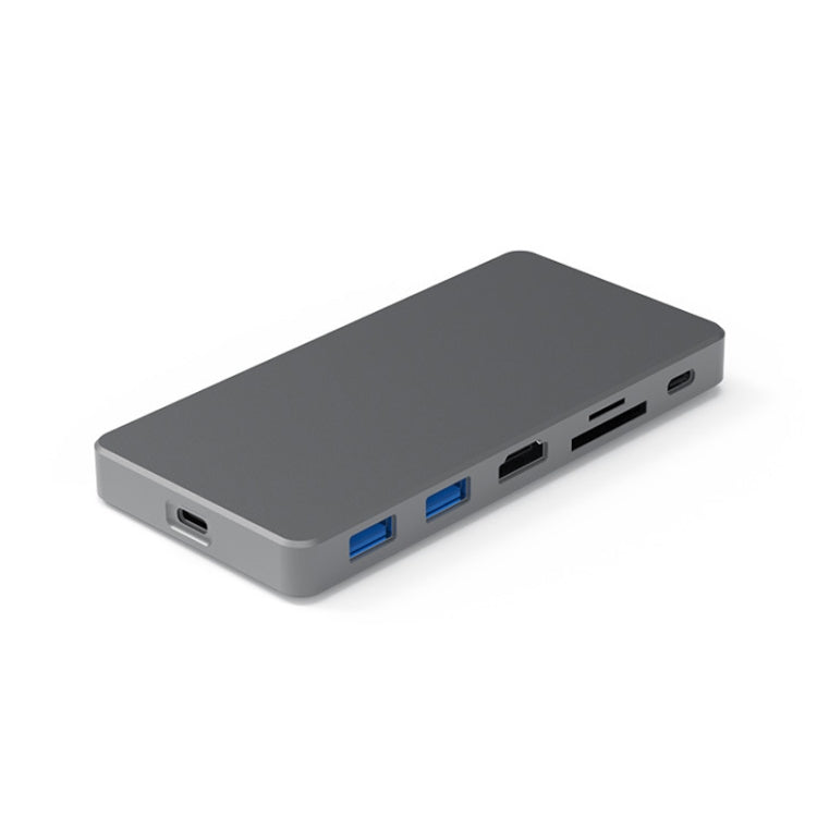 Blueendless Mobile Hard Disk Box Dock Type-C To HDMI USB3.1 Solid State Drive, Style: 7-in-1 (Support M.2 NVME) - HDD Enclosure by Blueendless | Online Shopping UK | buy2fix