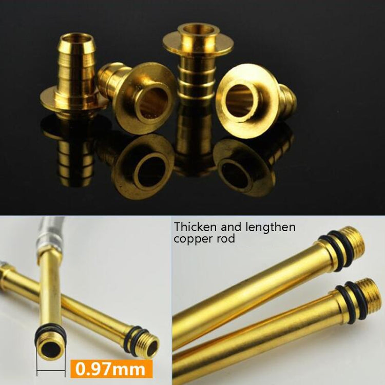 4 PCS Weave Stainless Steel Flexible Plumbing Pipes Cold Hot Mixer Faucet Water Pipe Hoses High Pressure Inlet Pipe, Specification: 50cm  3.5cm Copper Rod - Home & Garden by buy2fix | Online Shopping UK | buy2fix