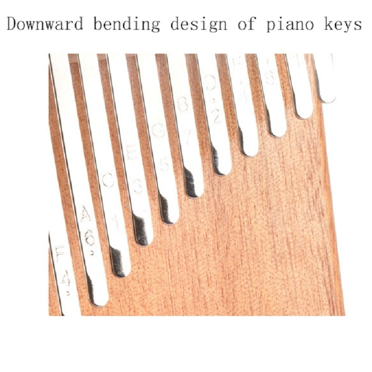 21-Tone Thumb Piano Kalimba Portable Musical Instrument(Blue Kit) - Keyboard Instruments by buy2fix | Online Shopping UK | buy2fix