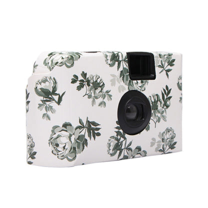 Retro Peony Cute Disposable Film Mini Point-And-Shoot Camera with 18 Sheets Films - Consumer Electronics by buy2fix | Online Shopping UK | buy2fix