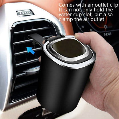 2 PCS  Car Ashtray With Cover Hanging Invisible With LED Light Car Ashtray(Board) - In Car by buy2fix | Online Shopping UK | buy2fix