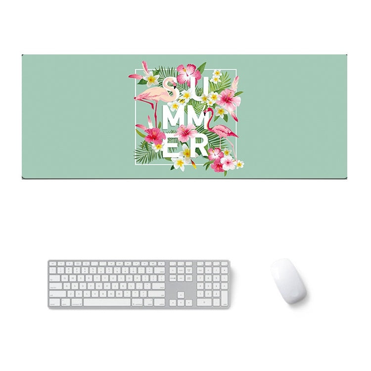 800x300x3mm Office Learning Rubber Mouse Pad Table Mat(2 Flamingo) - Mouse Pads by buy2fix | Online Shopping UK | buy2fix