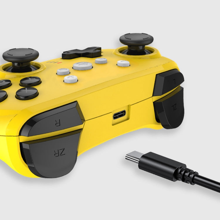 SW-01 Wireless Bluetooth Game Handle With Mini Six-Axis Body Sensation Vibration For Nintendo Switch Lite(Yellow) - Gamepads by buy2fix | Online Shopping UK | buy2fix