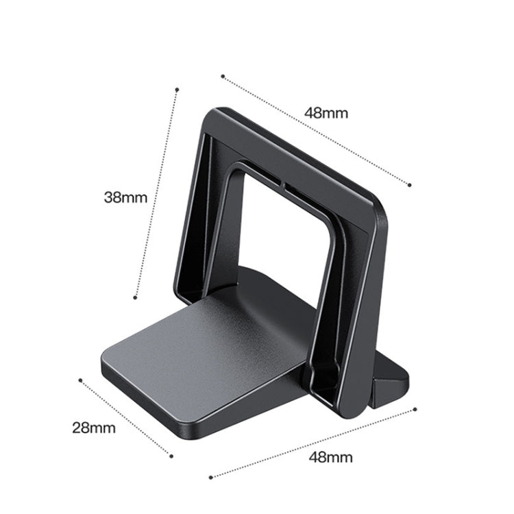 02919 Laptop Desktop Increased Heat Dissipation Bracket Laptop Base Portable Foot Pad Bracket(Black) - Computer & Networking by buy2fix | Online Shopping UK | buy2fix