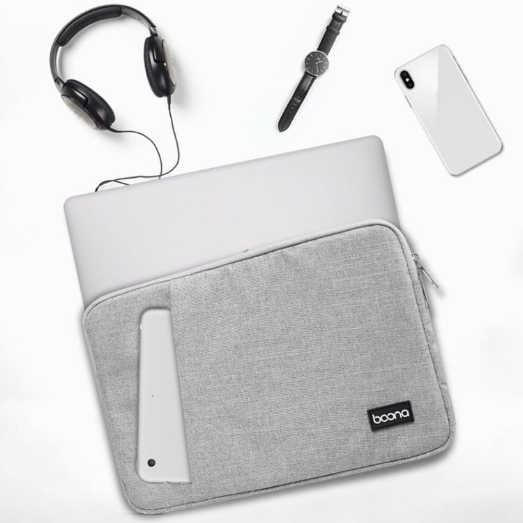 Baona Laptop Liner Bag Protective Cover, Size: 12 inch(Lightweight Gray) - 12.1 inch by Baona | Online Shopping UK | buy2fix