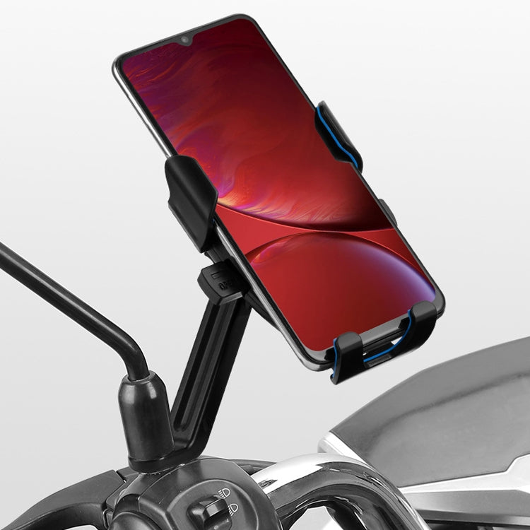 2 PCS CYCLINGBOX BG-2930 Bicycle Mobile Phone Frame Plastic One-Click Lock Mobile Phone Bracket, Style: Handlebar Installation (Red） - Outdoor & Sports by CYCLINGBOX | Online Shopping UK | buy2fix