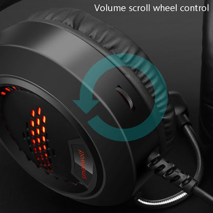 Smailwolf AK3 Headset Game Headphones Wired Luminous Desktop Computer Headset, Style: USB Single-plug - Multimedia Headset by buy2fix | Online Shopping UK | buy2fix