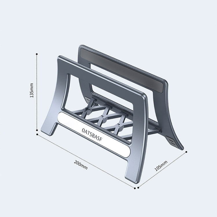 Oatsbasf 03671 Multifunctional Computer Tablet Cellphone Storage Bracket, Colour: Simple Version (White) - Computer & Networking by Oatsbasf | Online Shopping UK | buy2fix