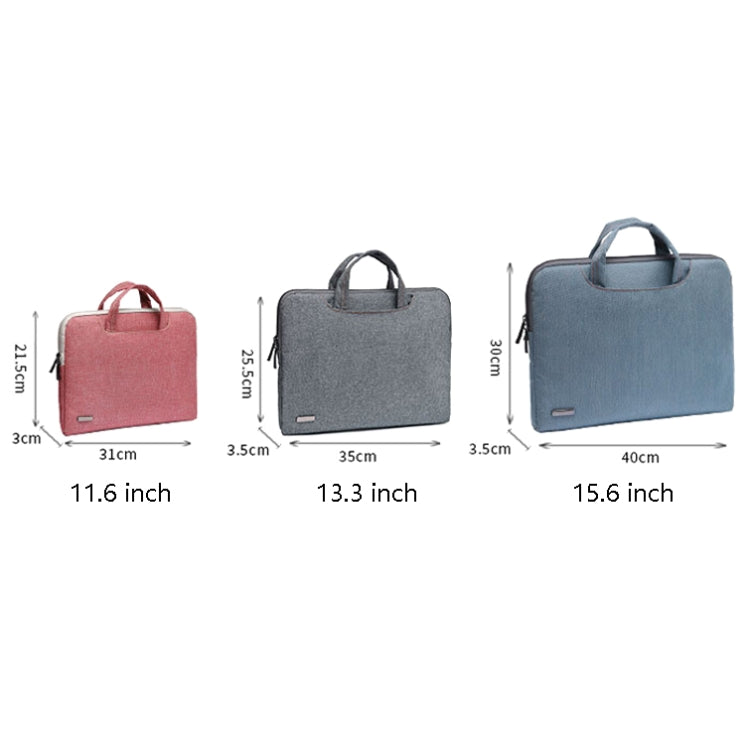 LiSEN LS-116 Simple Laptop Bag Business Laptop Liner Bag, Size: 11.6 inch(Snowflake Nylon Light Blue) - Other by LiSEN | Online Shopping UK | buy2fix