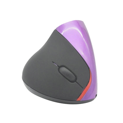 HH-111 5 Keys Wireless Vertical Charging Mouse Ergonomics Wrist Protective Mouse(Purple) - Wireless Mice by buy2fix | Online Shopping UK | buy2fix