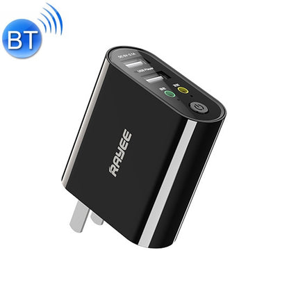 RAYEE K8 Bluetooth 5.0 Audio Receiver & Transmitter 2 in 1 Adapter Support 2.1A Fast Charge U Disk, US Plug - Audio Receiver Transmitter by buy2fix | Online Shopping UK | buy2fix