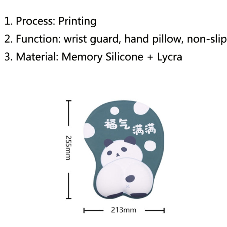 Silicone Hand Rest Thickened Wrist Mouse Pad(RJ-011 Cat Star) - Mouse Pads by buy2fix | Online Shopping UK | buy2fix