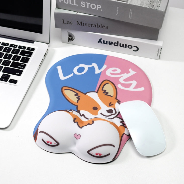 Silicone Hand Rest Thickened Wrist Mouse Pad(RJ-012 Big Face) - Mouse Pads by buy2fix | Online Shopping UK | buy2fix