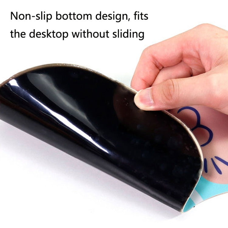 2 PCS Silicone Comfortable Padded Non-Slip Hand Rest Wristband Mouse Pad, Colour: Silver Gray - Mouse Pads by buy2fix | Online Shopping UK | buy2fix