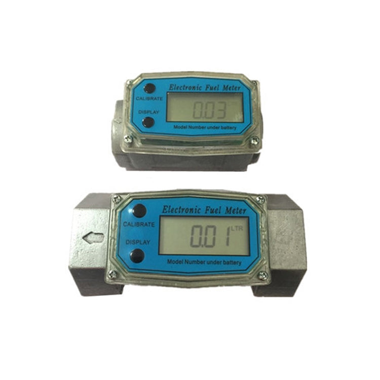 BD-H01 Electronic Display Turbine Flow Meter Metering Diesel Kerosene Methanol Urea Flow Meter Count Flow Meter, Specification: 1 Inch - In Car by buy2fix | Online Shopping UK | buy2fix