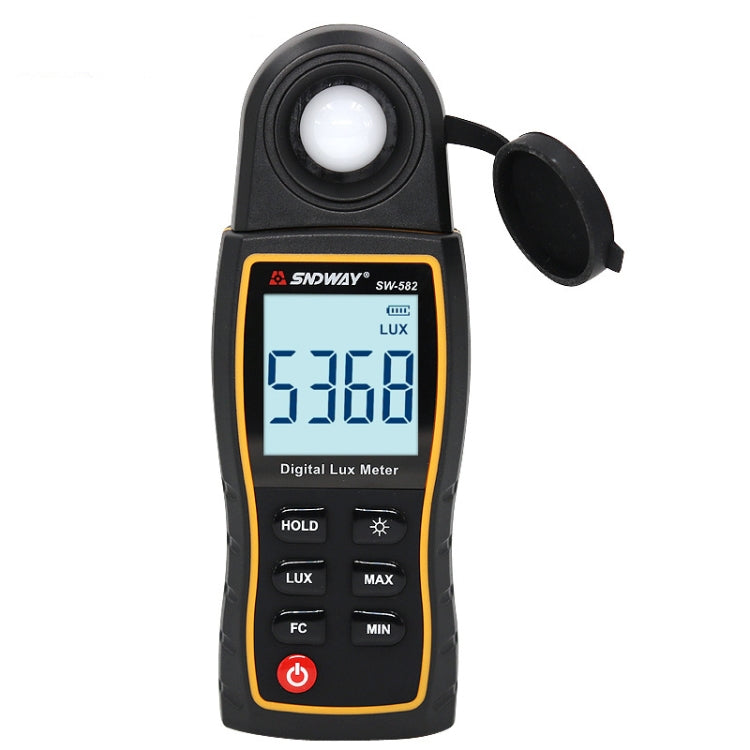 SNDWAY SW582 Handheld Digital Illuminance Meter High-Precision Digital Light Meter(SW582) - Light & Sound Meter by SNDWAY | Online Shopping UK | buy2fix