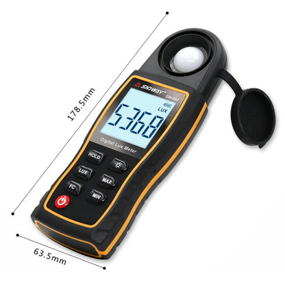 SNDWAY SW582 Handheld Digital Illuminance Meter High-Precision Digital Light Meter(SW582) - Light & Sound Meter by SNDWAY | Online Shopping UK | buy2fix