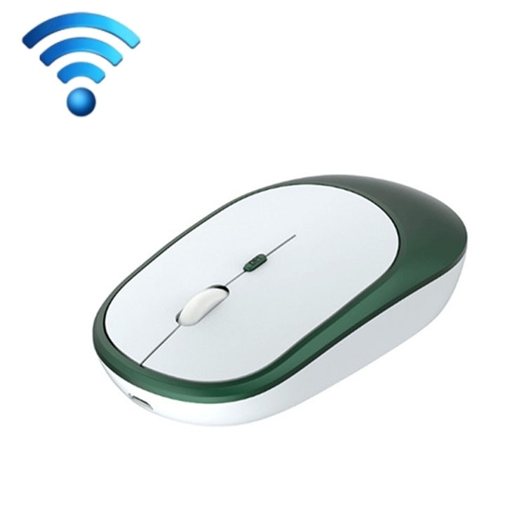 M030 4 Keys 1600DPI Laptop Office Mute Mouse, Style: Wireless (Ink Green) - Wireless Mice by buy2fix | Online Shopping UK | buy2fix