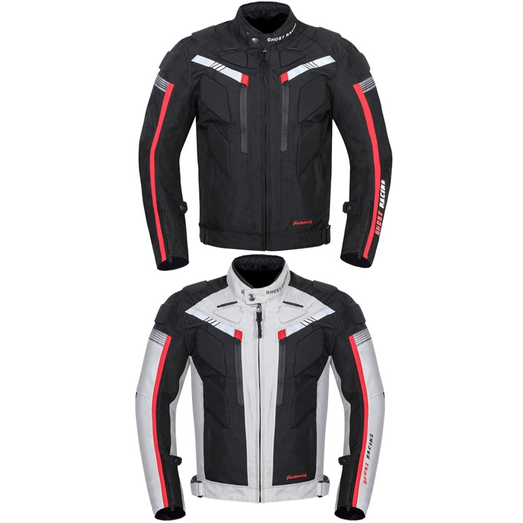 GHOST RACING GR-Y07 Motorcycle Cycling Jacket Four Seasons Locomotive Racing Anti-Fall Cloth, Size: M(Black) - In Car by GHOST RACING | Online Shopping UK | buy2fix