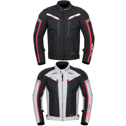 GHOST RACING GR-Y07 Motorcycle Cycling Jacket Four Seasons Locomotive Racing Anti-Fall Cloth, Size: XL(Light Grey) - In Car by GHOST RACING | Online Shopping UK | buy2fix