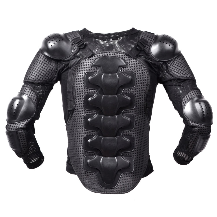 GHOST RACING F060 Motorcycle Armor Suit Riding Protective Gear Chest Protector Elbow Pad Fall Protection Suit, Size: M(Black) - In Car by GHOST RACING | Online Shopping UK | buy2fix