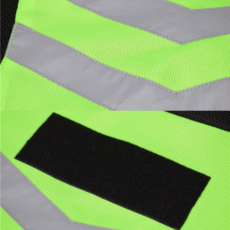 GHOST RACING GR-Y06 Motorcycle Riding Vest Safety Reflective Vest, Size: XXL(Black) - In Car by GHOST RACING | Online Shopping UK | buy2fix