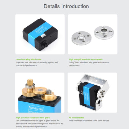 Waveshare 24703 25kg.cm Wide Range Voltage ST3020 Serial Bus Aervo - Other Accessories by Waveshare | Online Shopping UK | buy2fix