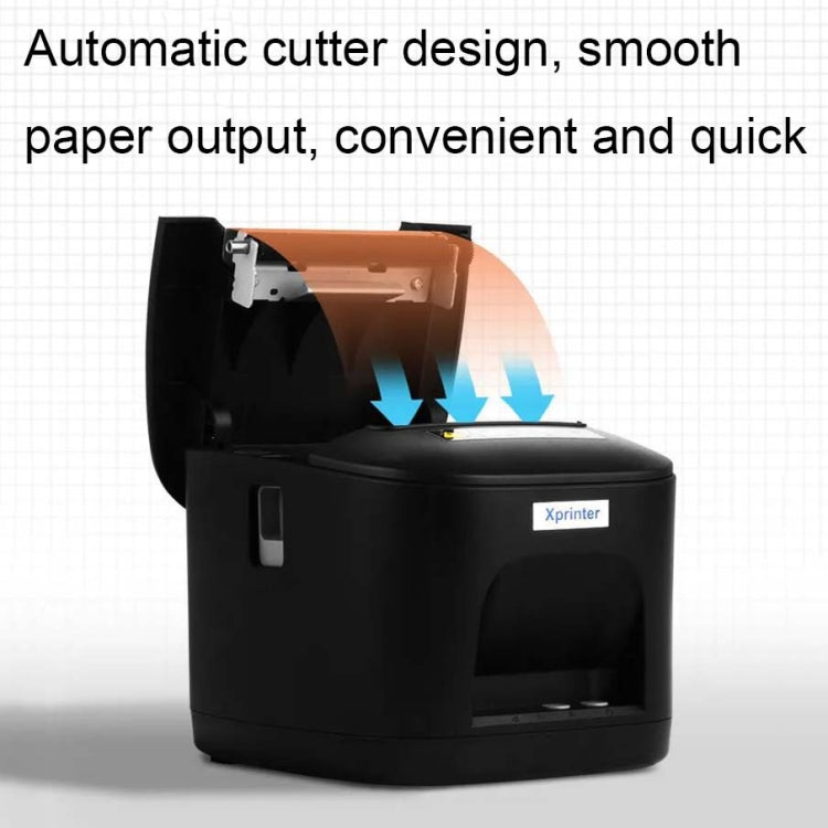 Xprinter XP-T80 72mm Portable Express List Thermal Receipt Printer, Style:LAN Port(EU Plug) - Printer by Xprinter | Online Shopping UK | buy2fix