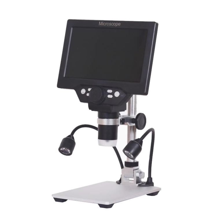 G1200D 7 Inch LCD Screen 1200X Portable Electronic Digital Desktop Stand Microscope(US Plug Without Battery) - Digital Microscope by buy2fix | Online Shopping UK | buy2fix