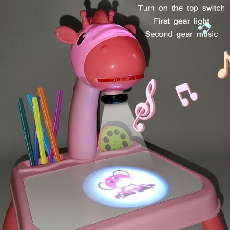 Children Multifunctional Projection Painting Toy Writing Board, wthout Watercolor Pen, Style: Pink (No Projection) - Drawing Toys by buy2fix | Online Shopping UK | buy2fix