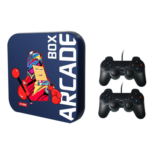 Arcade Box 64G Wired Video Game Machine Box 4K HD Display For PS1/PSP/N64/DC, UK Plug - Pocket Console by buy2fix | Online Shopping UK | buy2fix