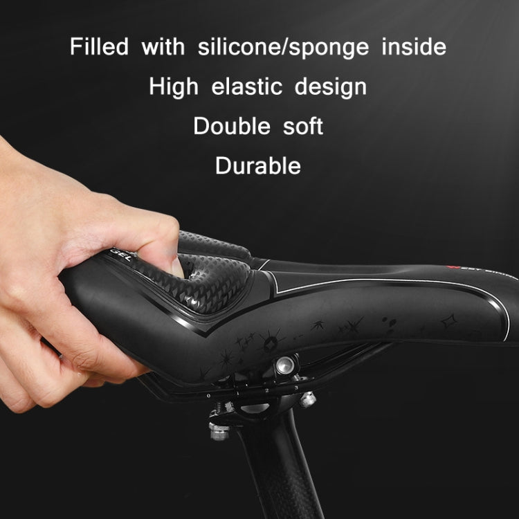 WEST BIKING Bicycle Riding Comfortable Silicone Saddle, Style: Fish Scale - Bicycle Saddle by WEST BIKING | Online Shopping UK | buy2fix