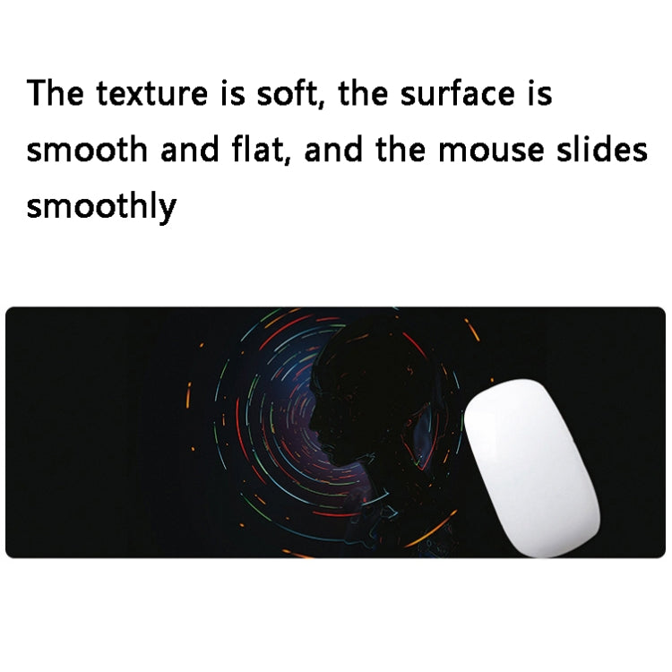 Hand-Painted Fantasy Pattern Mouse Pad, Size: 400 x 900 x 4mm Seaming(4 Tree Scenery) - Mouse Pads by buy2fix | Online Shopping UK | buy2fix