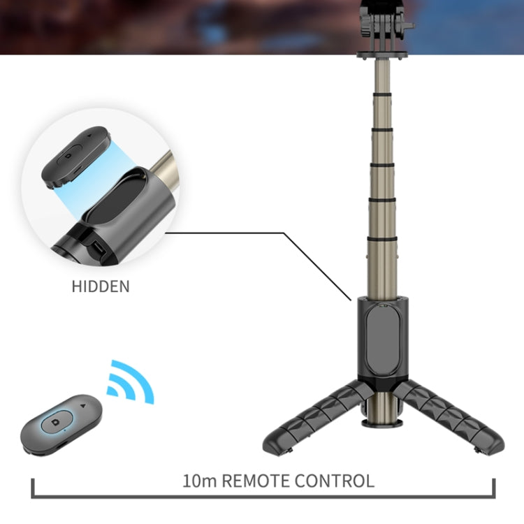 Mini Selfie Stick Integrated Multifunctional Bluetooth Selfie, Specification: Q10 68CM Without Fill Light - Consumer Electronics by buy2fix | Online Shopping UK | buy2fix