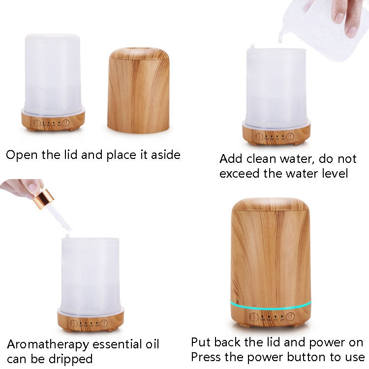 STB-105 Wood Grain Aromatherapy USB Air Purifier(Light Wooden Grain) - Home & Garden by buy2fix | Online Shopping UK | buy2fix