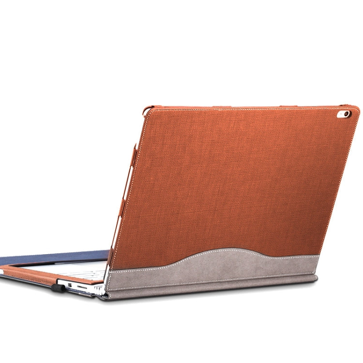 PU Leather Laptop Protective Sleeve For Microsoft Surface Book 1 13.5 inches(Business Brown) - Other by buy2fix | Online Shopping UK | buy2fix