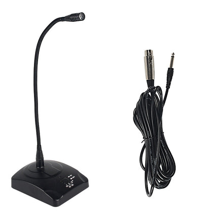 MI520 Desktop Computer Gooseneck Condenser Microphone 6.35mm Interface - Microphone by buy2fix | Online Shopping UK | buy2fix