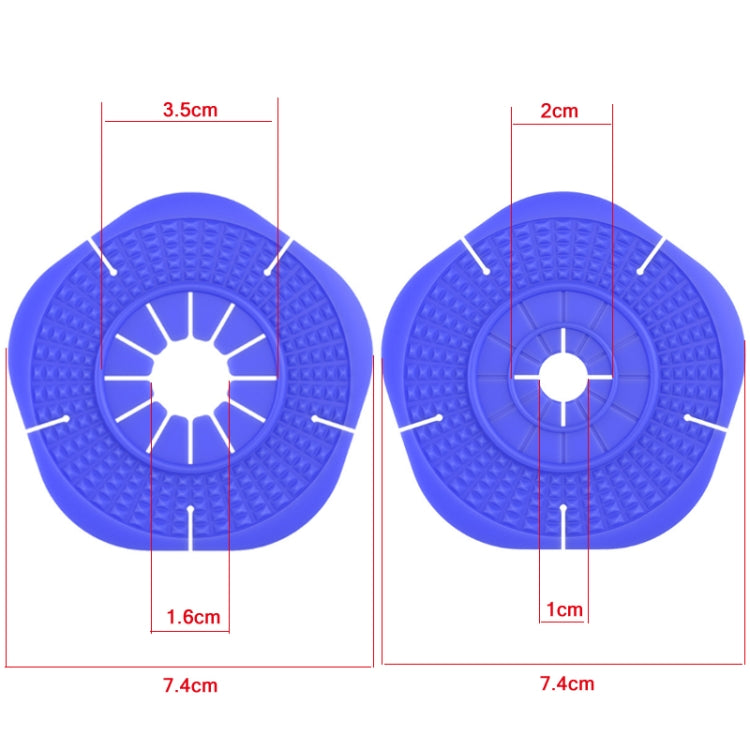 2 PCS Car Wiper Hole Silicone Protective Cover, Physical dimension: Small Hole(Blue) - In Car by buy2fix | Online Shopping UK | buy2fix