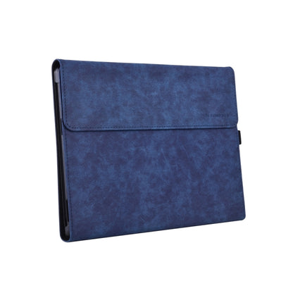 13 inch Leather Tablet Protective Case For Microsoft Surface Pro X, Color: Dark Blue - 13.3 inch by buy2fix | Online Shopping UK | buy2fix