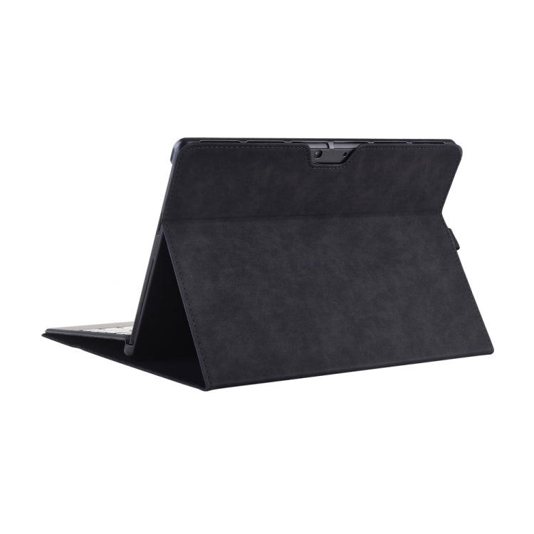 13 inch Leather Tablet Protective Case For Microsoft Surface Pro X, Color: Black + Power Bag - 13.3 inch by buy2fix | Online Shopping UK | buy2fix