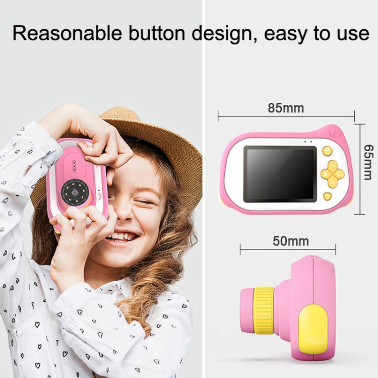 Inskam312 Children Zoom Macro Digital Camera Pink with 16GB - Consumer Electronics by buy2fix | Online Shopping UK | buy2fix