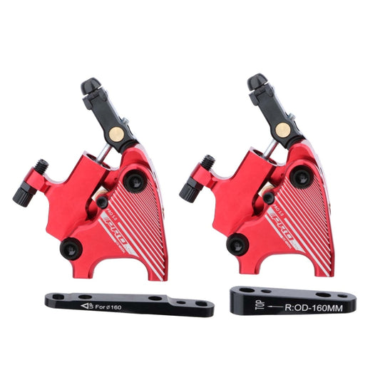 1 Pair IIIPRO Flat Mount Road Calipers Bilateral Brakes(Red) - Outdoor & Sports by IIIPRO | Online Shopping UK | buy2fix