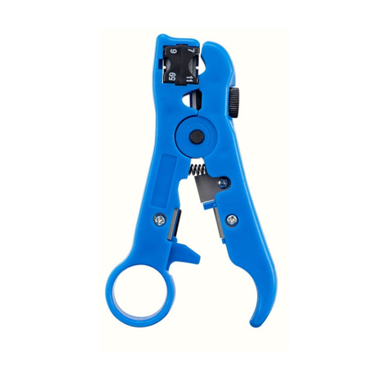 Electrician Multifunctional Coaxial Cable Stripper(Blue PE Bag) - Lan Cable and Tools by buy2fix | Online Shopping UK | buy2fix