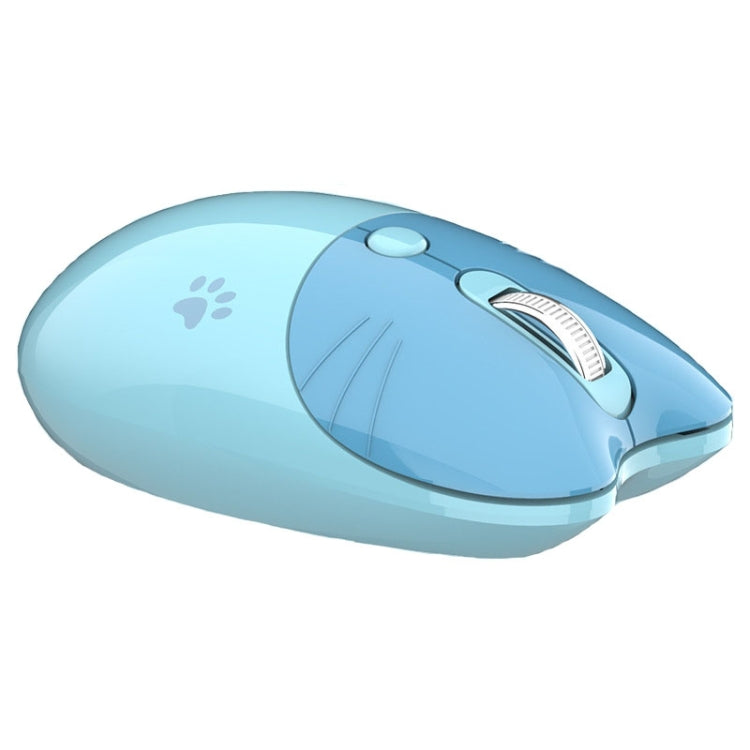 M3 3 Keys Cute Silent Laptop Wireless Mouse, Spec: Bluetooth Wireless Version (Blue) - Wireless Mice by buy2fix | Online Shopping UK | buy2fix