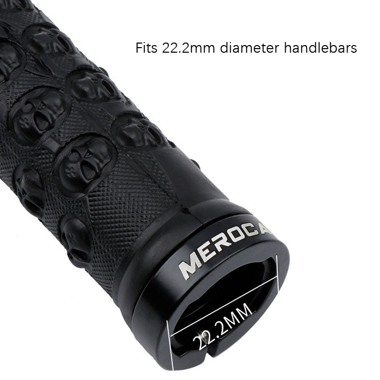 MEROCA Mountain Bike Anti-slip Shock Absorber Riding Grip Cover, Style: Bilateral Lock Thread ME15 Red - Outdoor & Sports by MEROCA | Online Shopping UK | buy2fix