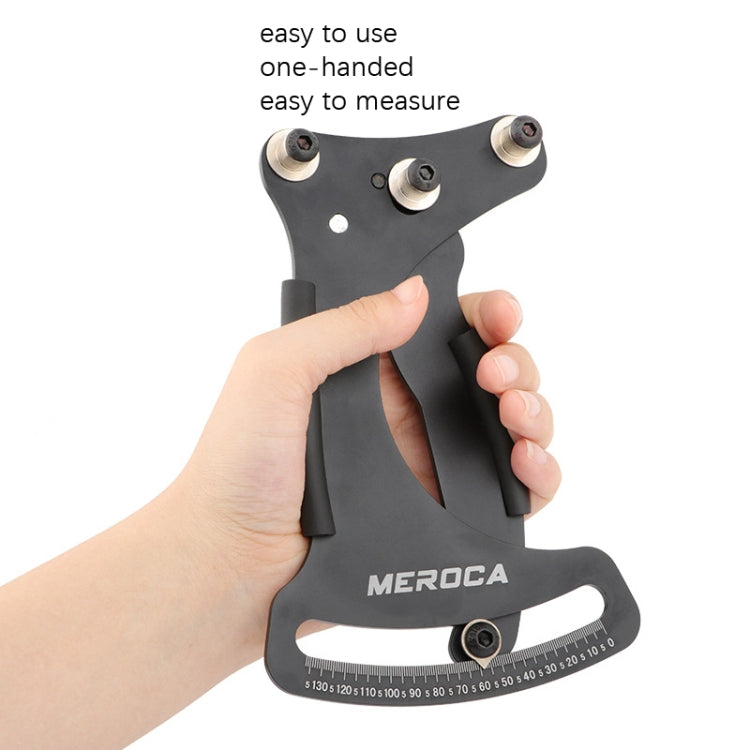MEROCA Bicycle Ring Calibration Tool Spoke Tension Tube Wheel Set Steel Wire, Color: Black+Wrench - Outdoor & Sports by MEROCA | Online Shopping UK | buy2fix
