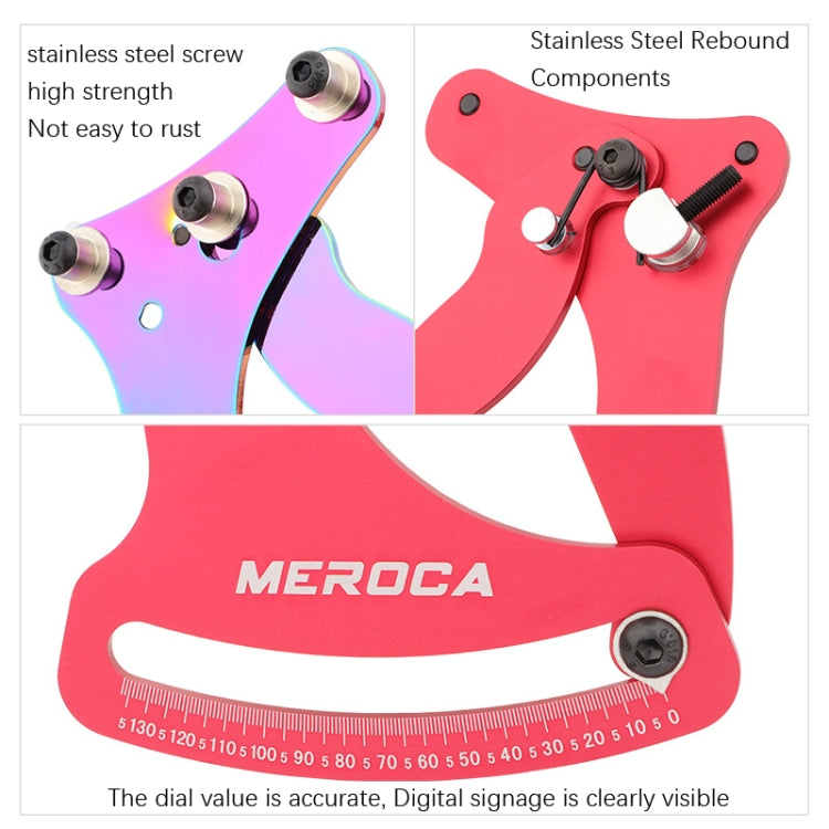 MEROCA Bicycle Ring Calibration Tool Spoke Tension Tube Wheel Set Steel Wire, Color: Black+Wrench - Outdoor & Sports by MEROCA | Online Shopping UK | buy2fix