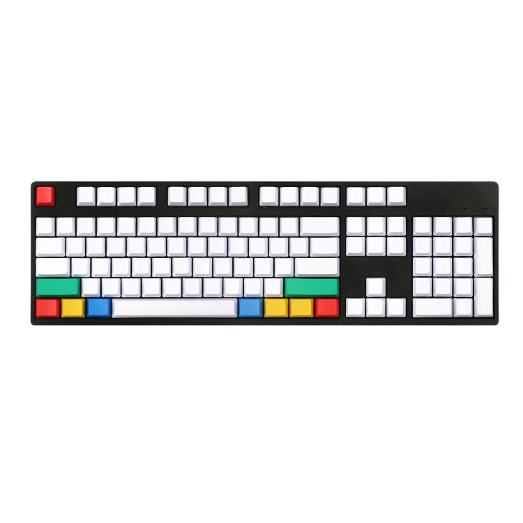 RGBY Mechanical Keyboard PBT Keycaps(Front Letter) - Silicone / Sticker by buy2fix | Online Shopping UK | buy2fix