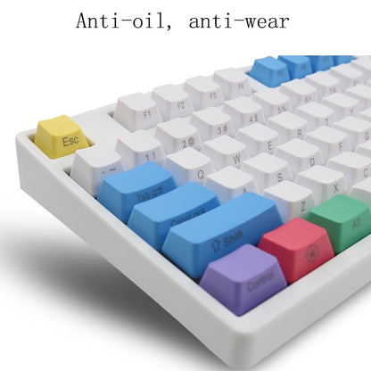 Mechanical Keyboard Laser PBT Keycap Light Gray Side Words - Other by buy2fix | Online Shopping UK | buy2fix