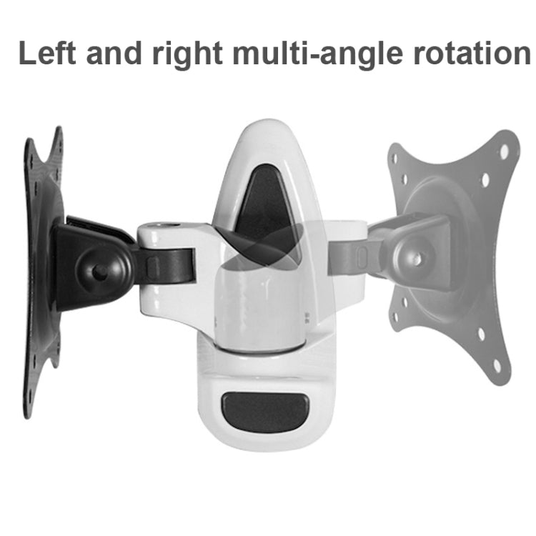 Gibbon Mounts FE110W Computer Monitor Wall Mount Universal Swivel Bracket(White) - Computer & Networking by Gibbon Mounts | Online Shopping UK | buy2fix